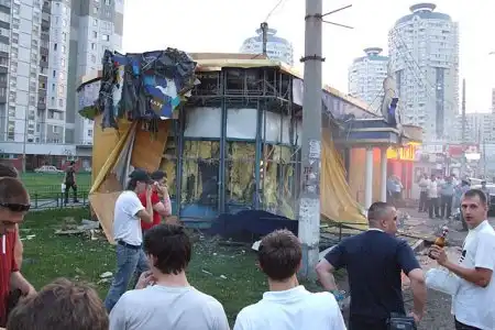 Взрыв игрового клуба у м. Братиславская