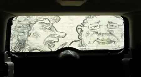 Рисунки на стеклах