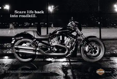 Harley-Davidson продолжает легендарную рекламную кампанию Live by it