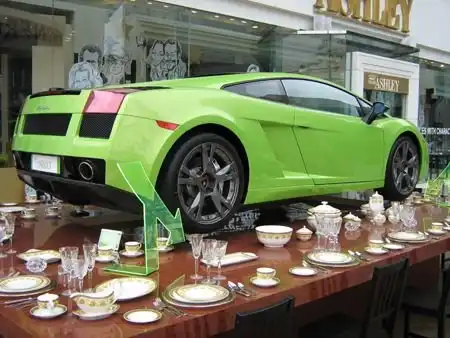 Lamborghini Gallardo на фарфоровых чашках