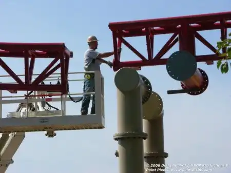 Как строят американские горки