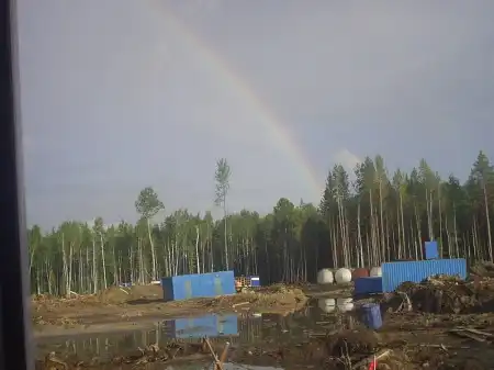 На нефтегазовом месторождении