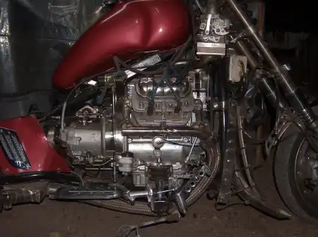Мотоцикл на базе двигателя от Запорожца