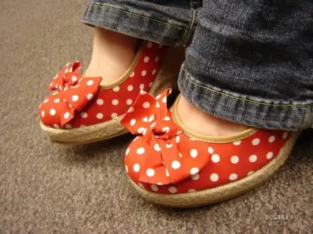 In her shoes