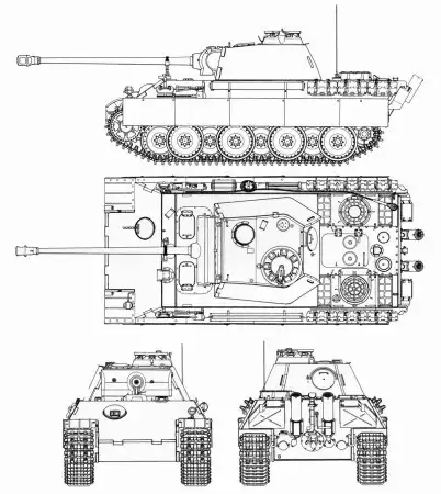 Средний танк PzKpfw V "Пантера"