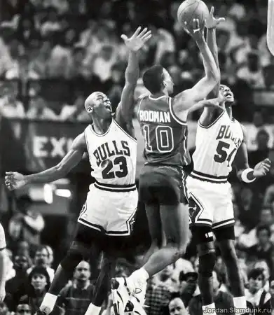 Michael Jordan & Dennis Rodman (много фото)