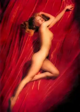 Marilyn Monroe - Nude Red Velvet Series 1949 by Tom Kelley