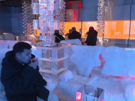 Ледяное кафе “Ice Lounge” в Дубаи