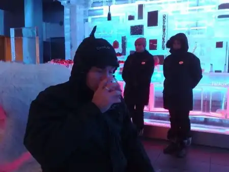 Ледяное кафе “Ice Lounge” в Дубаи