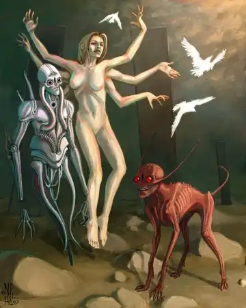 N D Hill's art