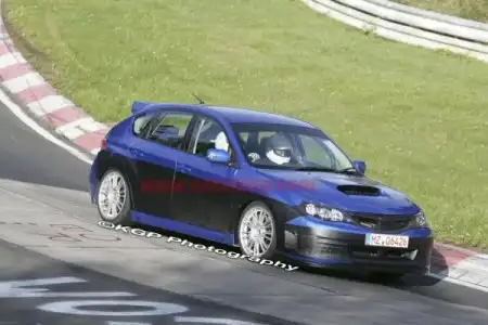 Шпионские фотографии Subaru Imprexa WRX STI на Нюрбургринге