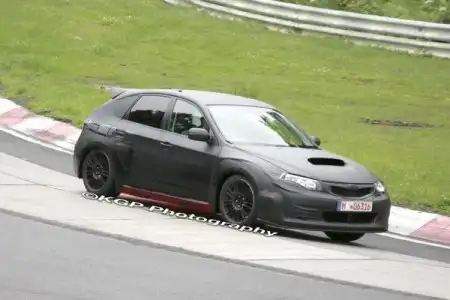 Шпионские фотографии Subaru Imprexa WRX STI на Нюрбургринге