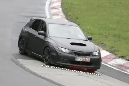 Шпионские фотографии Subaru Imprexa WRX STI на Нюрбургринге