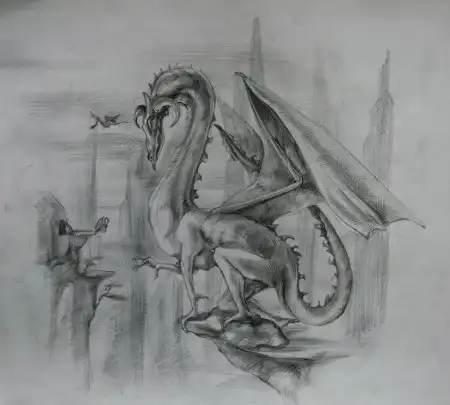 Подборка рисованых дракончиков(17 штук)