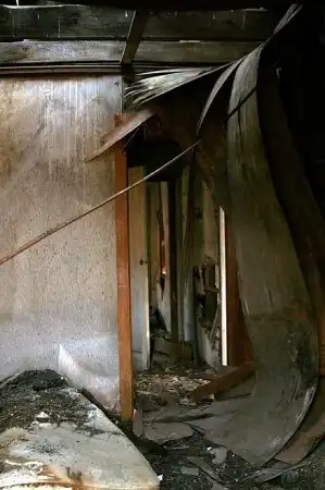 Заброшенный дом в индейской резервации Okanogan 