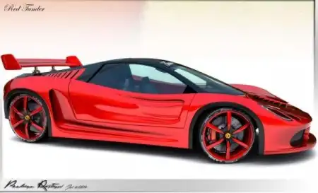 Ferrari Adonai F-800 Concept в 3Dstudio Max V.9