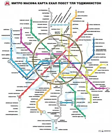 схема московского метро от Равшана и Джамшута + немного фото