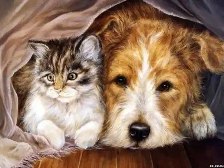 Рисованные животные