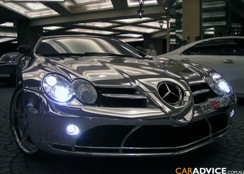 Золотой Mercedes. На этот раз белое золото (3 фото)