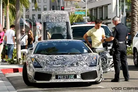 Разрисованный Lamborghini Gallardo