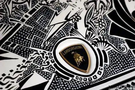 Разрисованный Lamborghini Gallardo