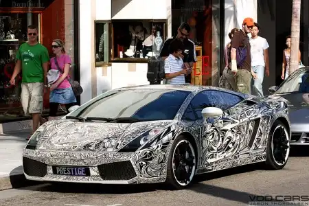 Разрисованный Lamborghini Gallardo