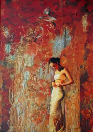 Женский образ в китайской живописи
