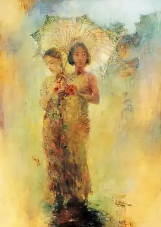 Женский образ в китайской живописи