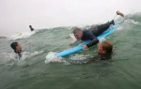 Riding the waves