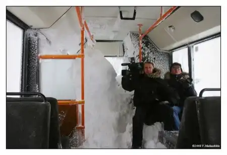 Транспорт в Норильске зимой