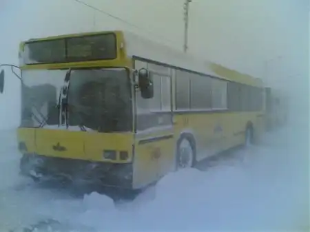 Транспорт в Норильске зимой