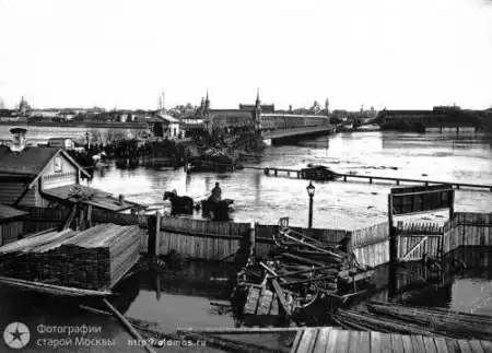 Наводнение 1908 года в Москве.