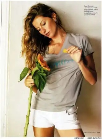 Жизель Бундхен в журнале Elle.