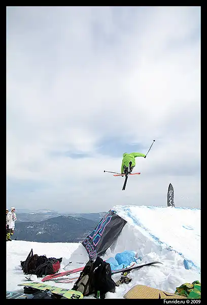 Томский лыжник победитель SkyWay Big Air