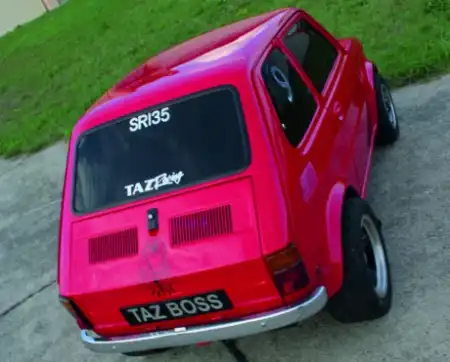 Fiat 126: коробок под small block