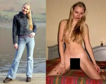 Девушки в одежде и без