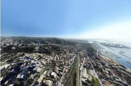 Панорама Марселя с высоты птичьего полета