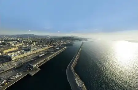 Панорама Марселя с высоты птичьего полета