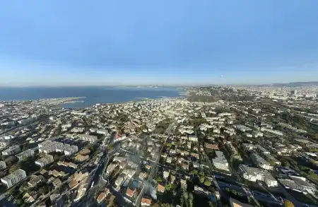 Панорама Марселя с высоты птичьего полета