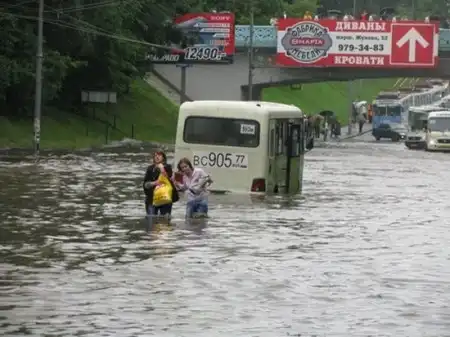 Немного про потоп в Москве