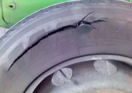 Когда взрывается колесо