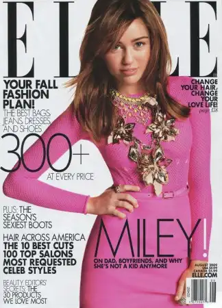 Miley Cyrus in ELLE Magazine
