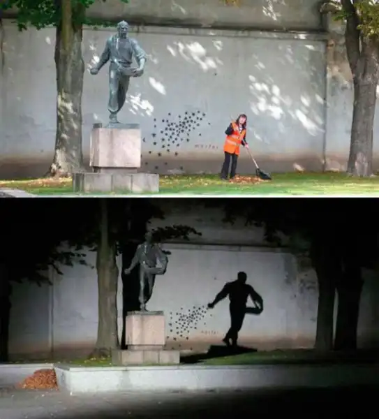 Креативные уличные рисунки