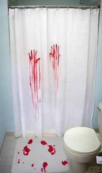 Забавные шторки в ванную