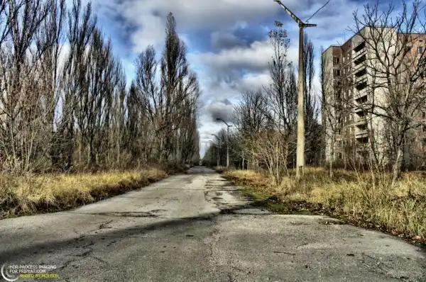 Фото Припяти в HDR обработке