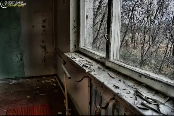 Фото Припяти в HDR обработке