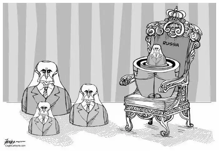 Иностранные карикатуры на наши выборы Иностранные карикатуры на наши выборы