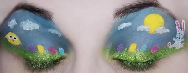 МАКИЯЖНОЕ ИСКУССТВО (13 ФОТО)