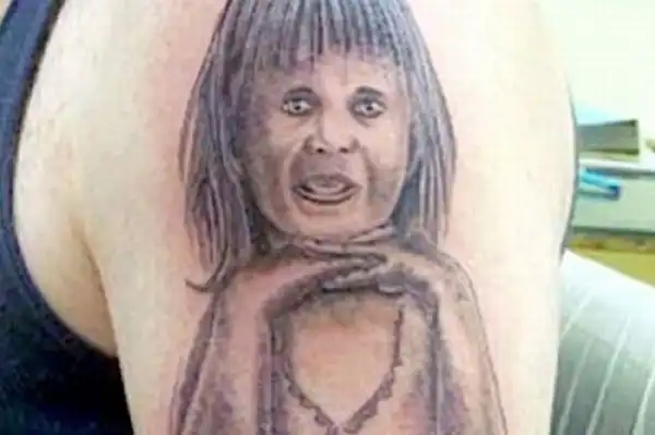 Неудачные татуировки - портреты детей