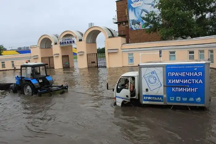 Дождь во Владивостоке